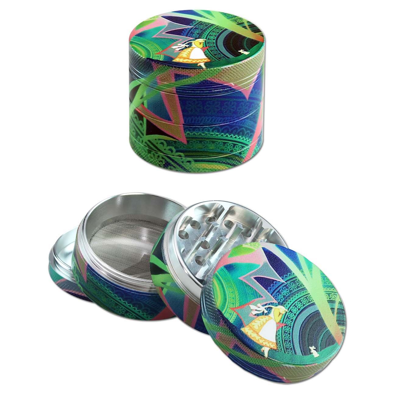 Grinder Alice allumino 4 parti 53mm