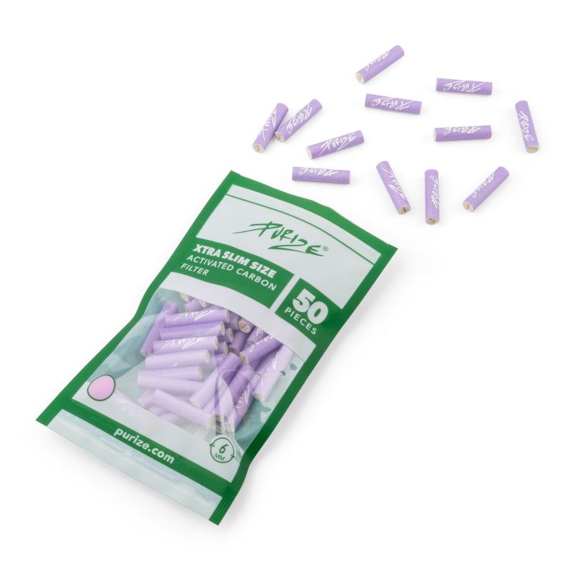 Purize - Filtri Ai Carboni Attivi - Lilla - Extra Slim 6mm