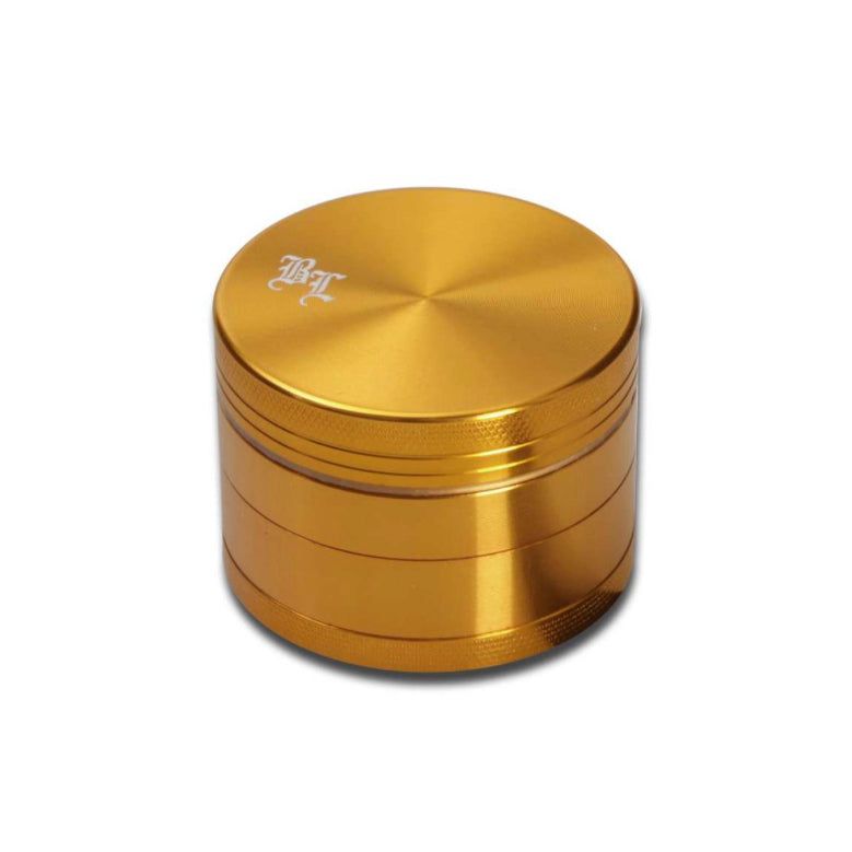 GRINDER IN ALLUMINIO BLACK LEAF 4PZ VARI COLORI @50mm CON SCATOLA REGALO