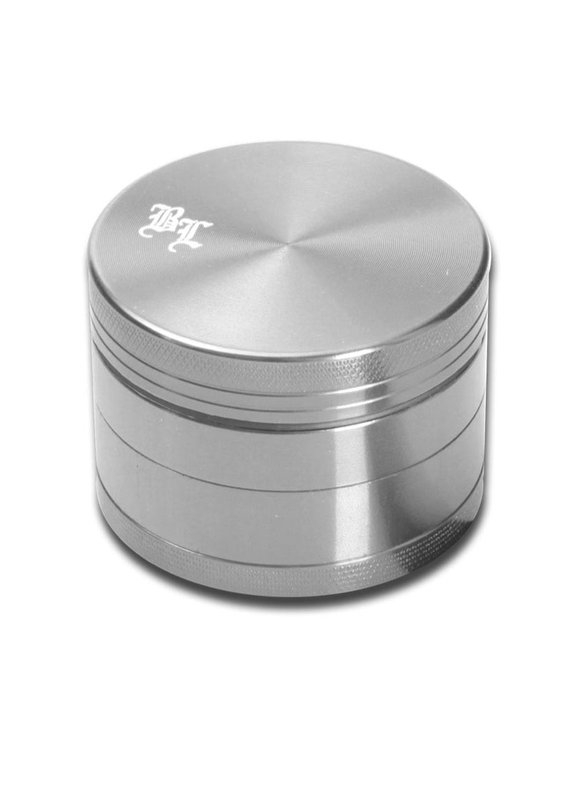 GRINDER IN ALLUMINIO BLACK LEAF 4PZ VARI COLORI @50mm CON SCATOLA REGALO