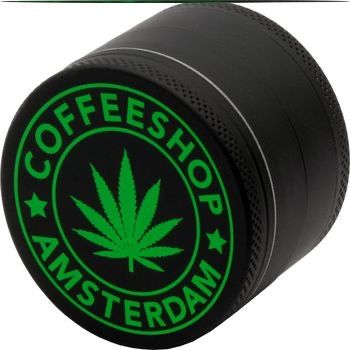 Grinder Metal AMS 4 Parti 50MM - Nero/Verde