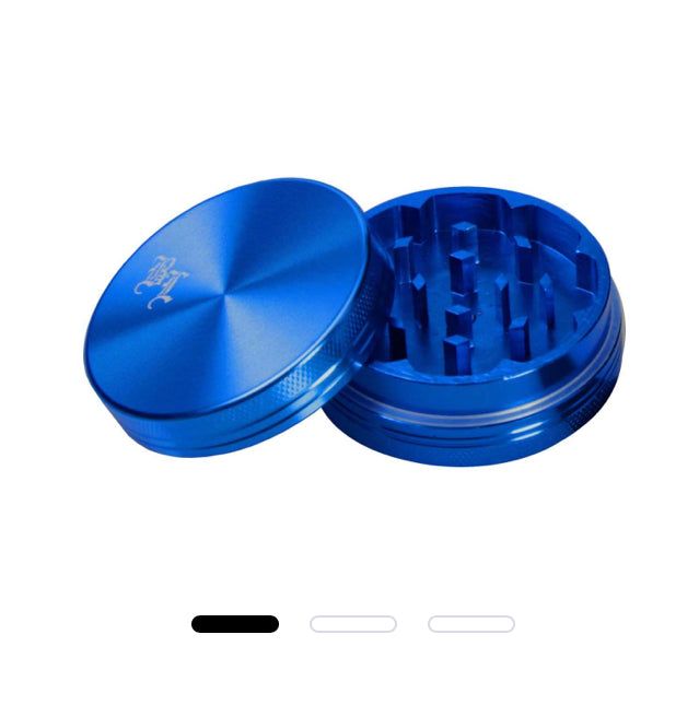 GRINDER IN ALLUMINIO BLACK LEAF VARI COLORI CON SCATOLA 40mm@