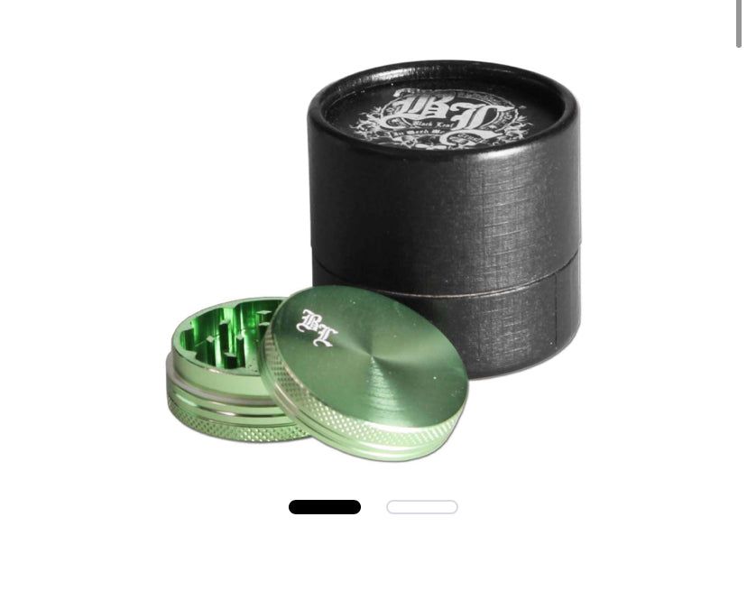 GRINDER IN ALLUMINIO BLACK LEAF VARI COLORI CON SCATOLA 40mm@
