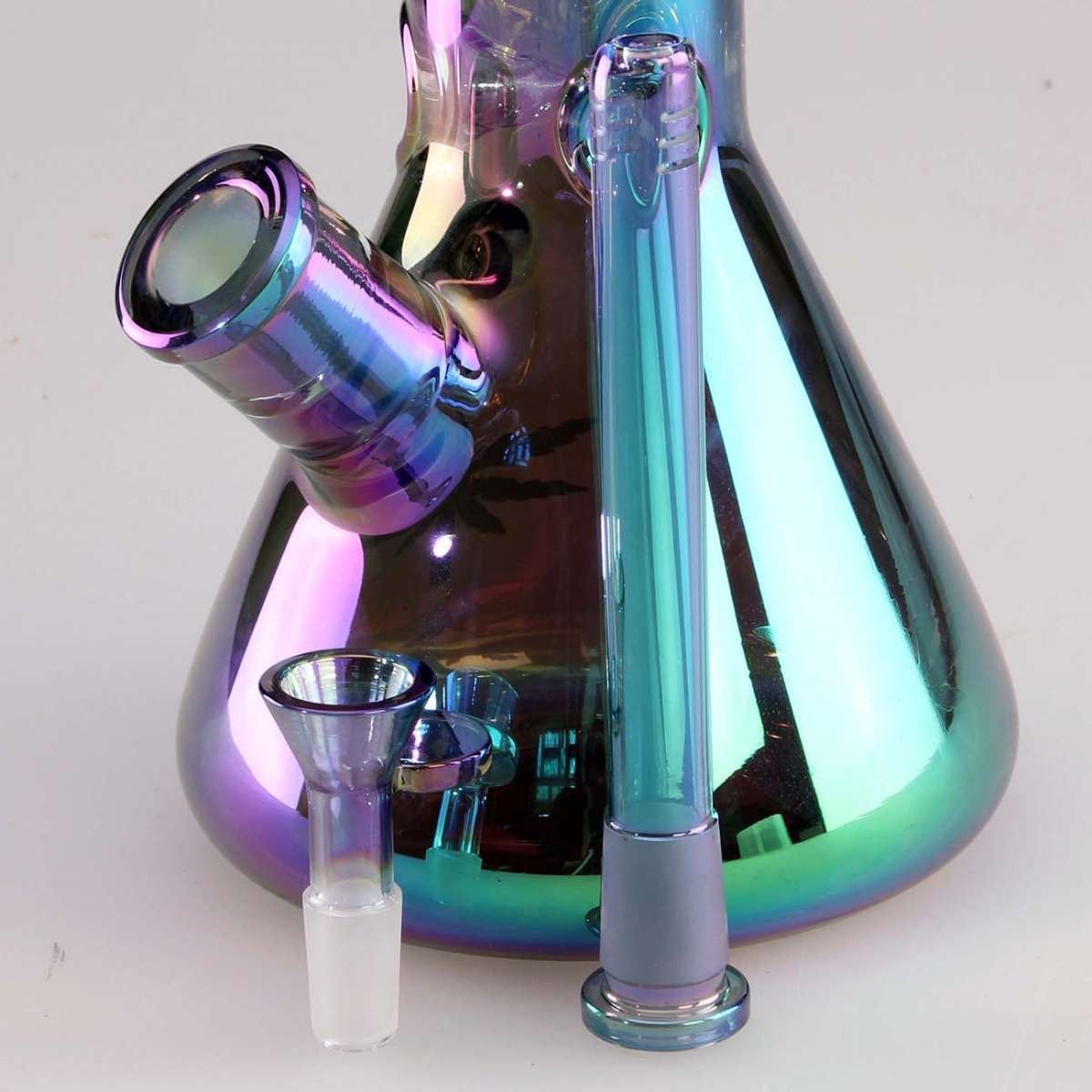 Bong in Vetro Borosilicato Effetto Arcobaleno