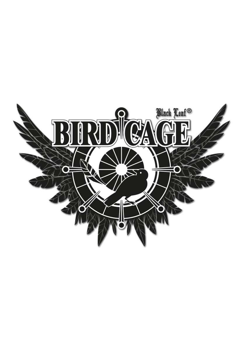 Bong Vetro Black Leaf Bird Cage con Percolatore