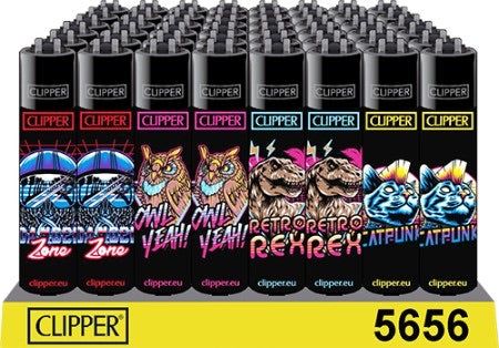 Accendini Clipper Retro Wave Collezione Vintage