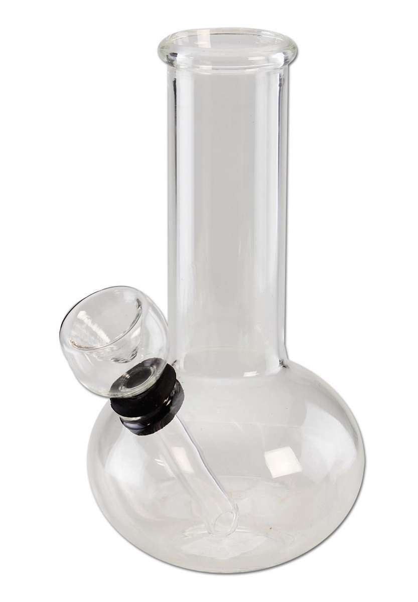 Mini Bong Vetro Black Leaf