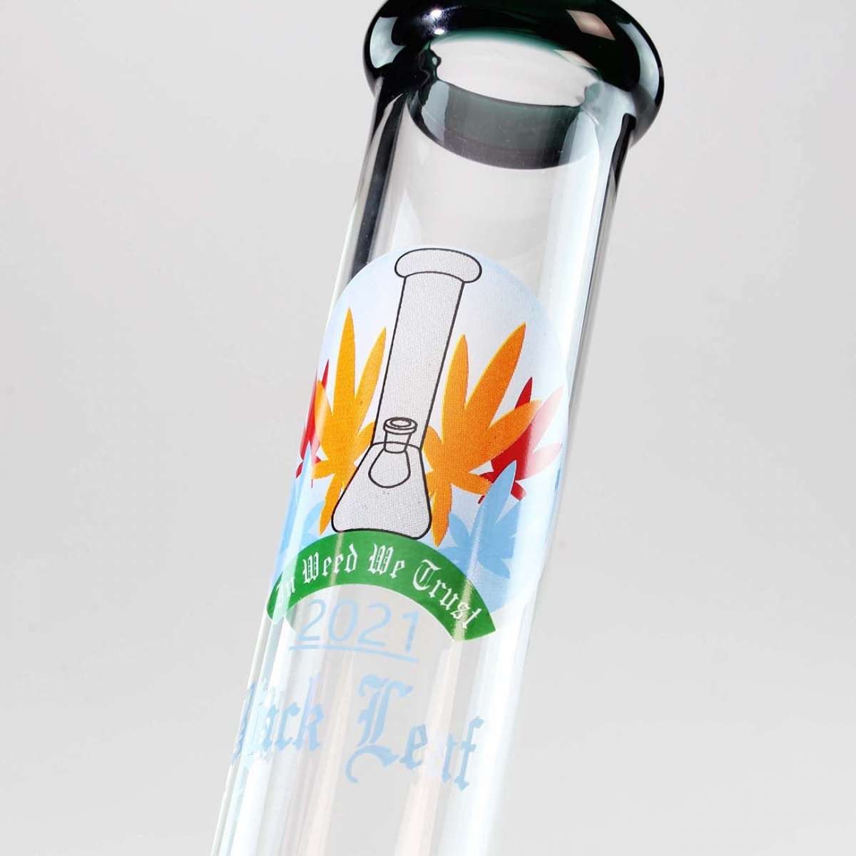 Bong Black Leaf vetro borosilicato Campione 2021