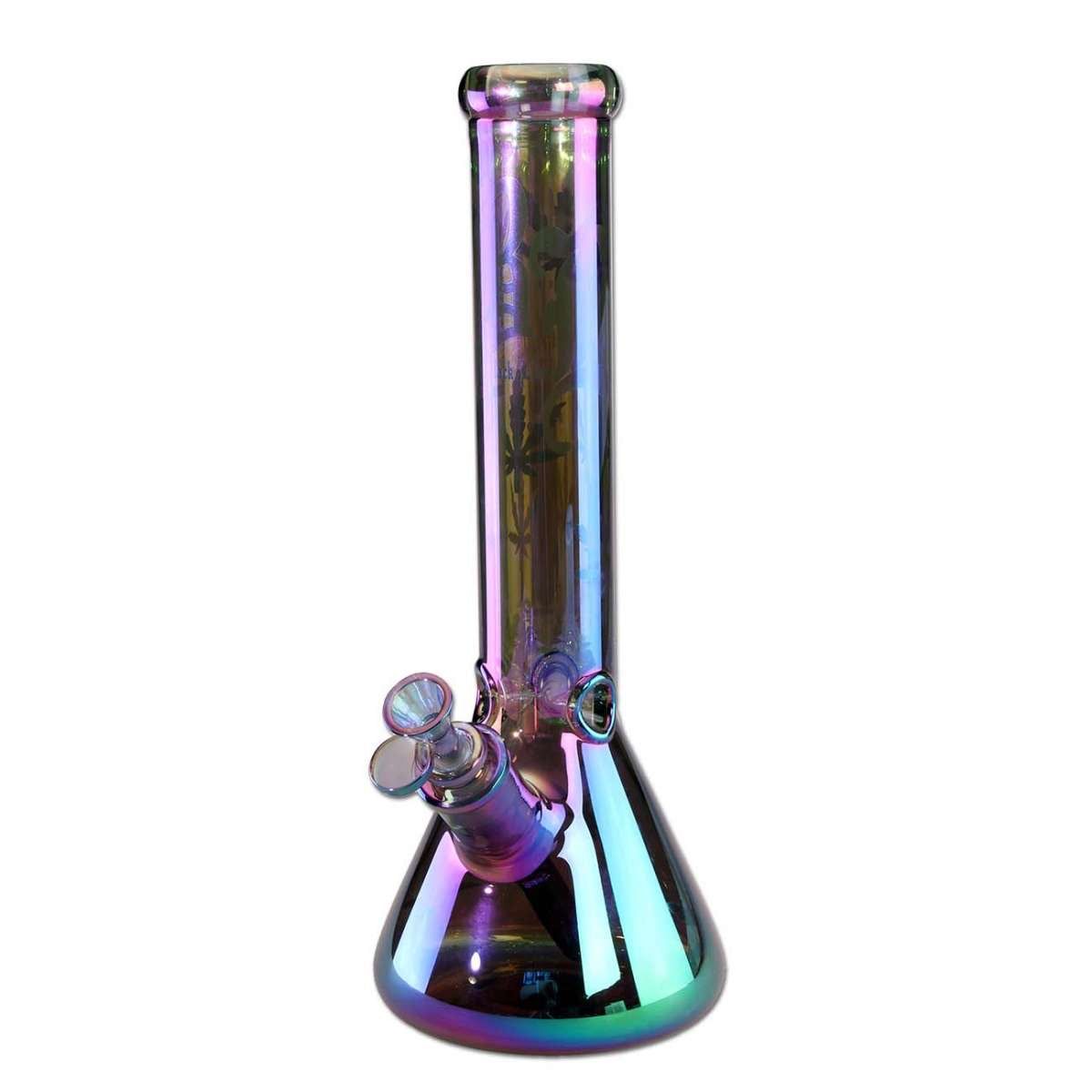 Bong in Vetro Borosilicato Effetto Arcobaleno