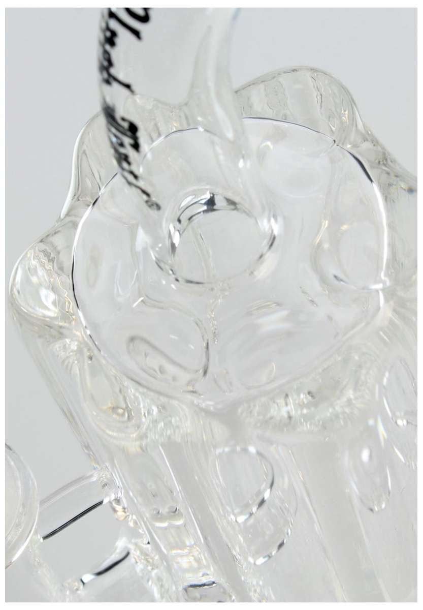 Bong Black Leaf in Vetro Borosilicato
