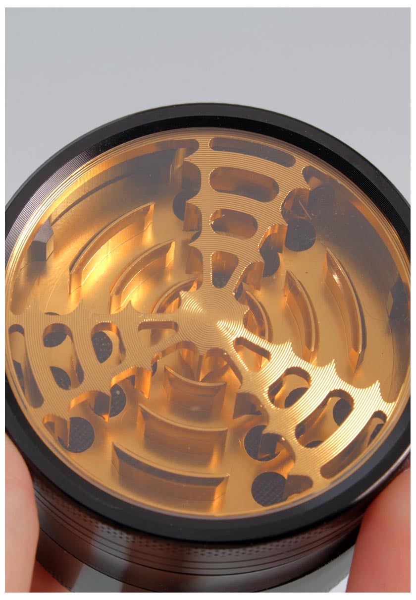 Macinino per Erbe in Alluminio con Taglio al Diamante