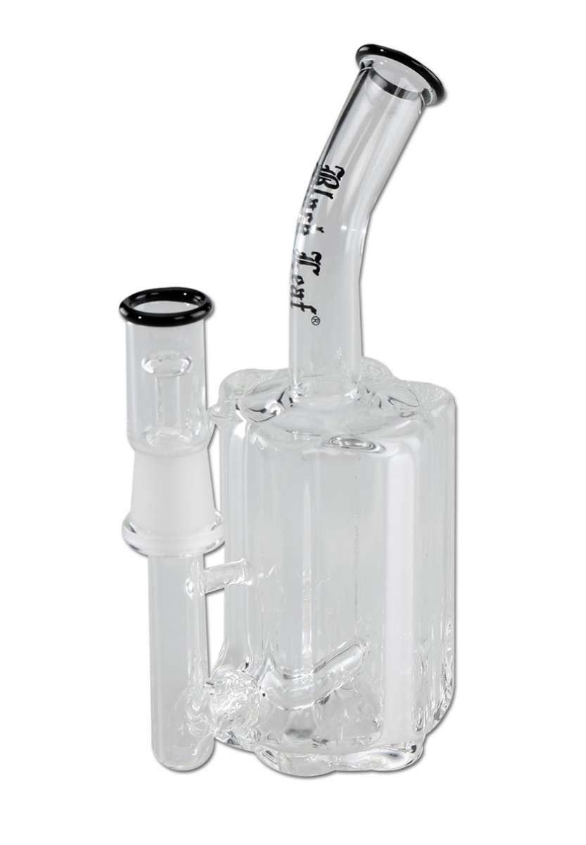 Bong Black Leaf in Vetro Borosilicato