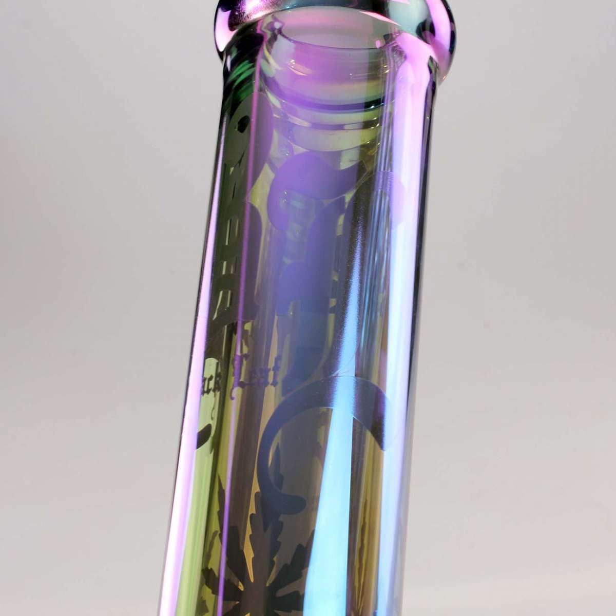 Bong in Vetro Borosilicato Effetto Arcobaleno