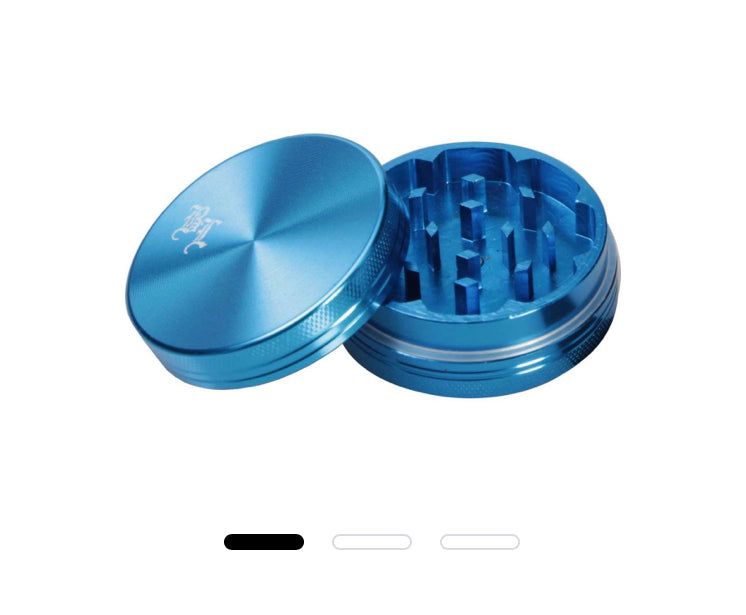 GRINDER IN ALLUMINIO BLACK LEAF VARI COLORI CON SCATOLA 40mm@