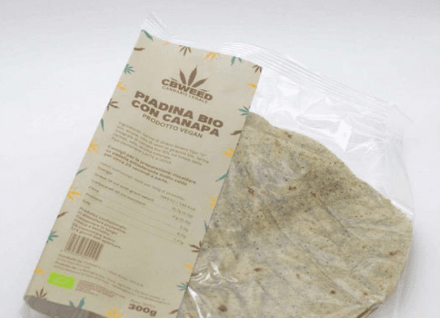 Piadina Romagnola con Canapa Bio
