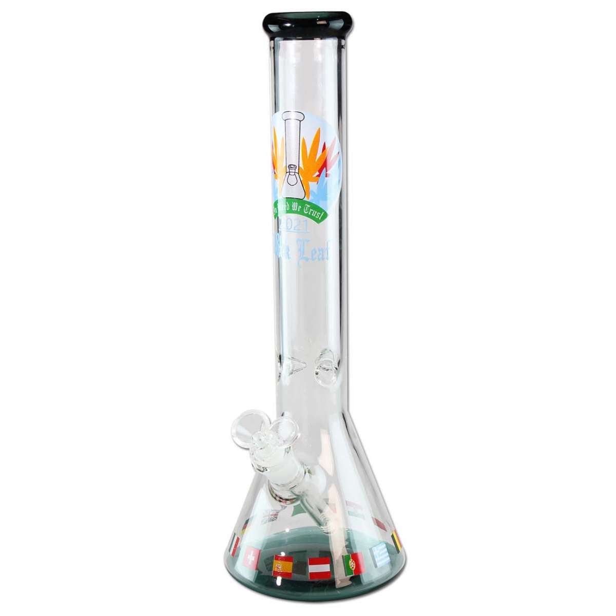 Bong Black Leaf vetro borosilicato Campione 2021